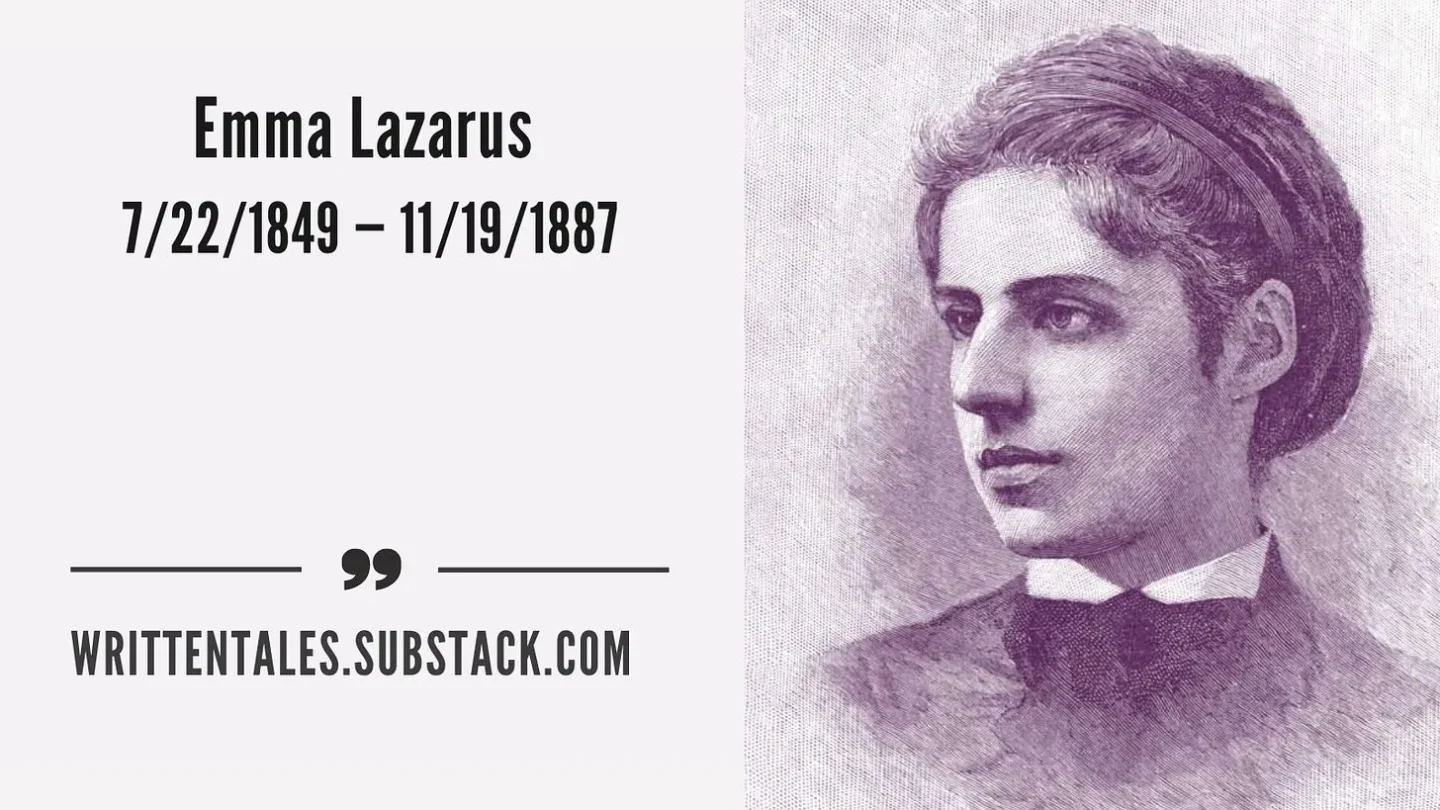 The New Colossus, A Sonnet by Emma Lazarus on Freedom and Refuge ...